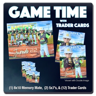 Game Time Print Package w/ Trader Cards