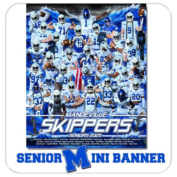 MHS Football 2026 Senior Banner Poster