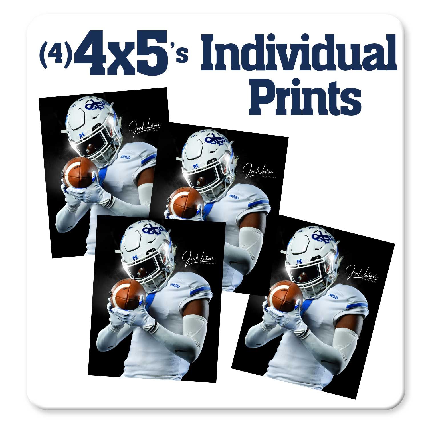 4x5&#39; Individual Prints- Set of 4