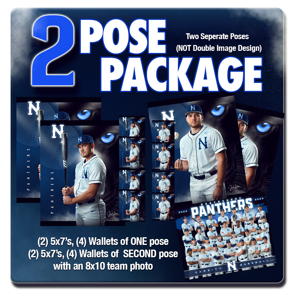 Two (2) Pose- Sports Print Package