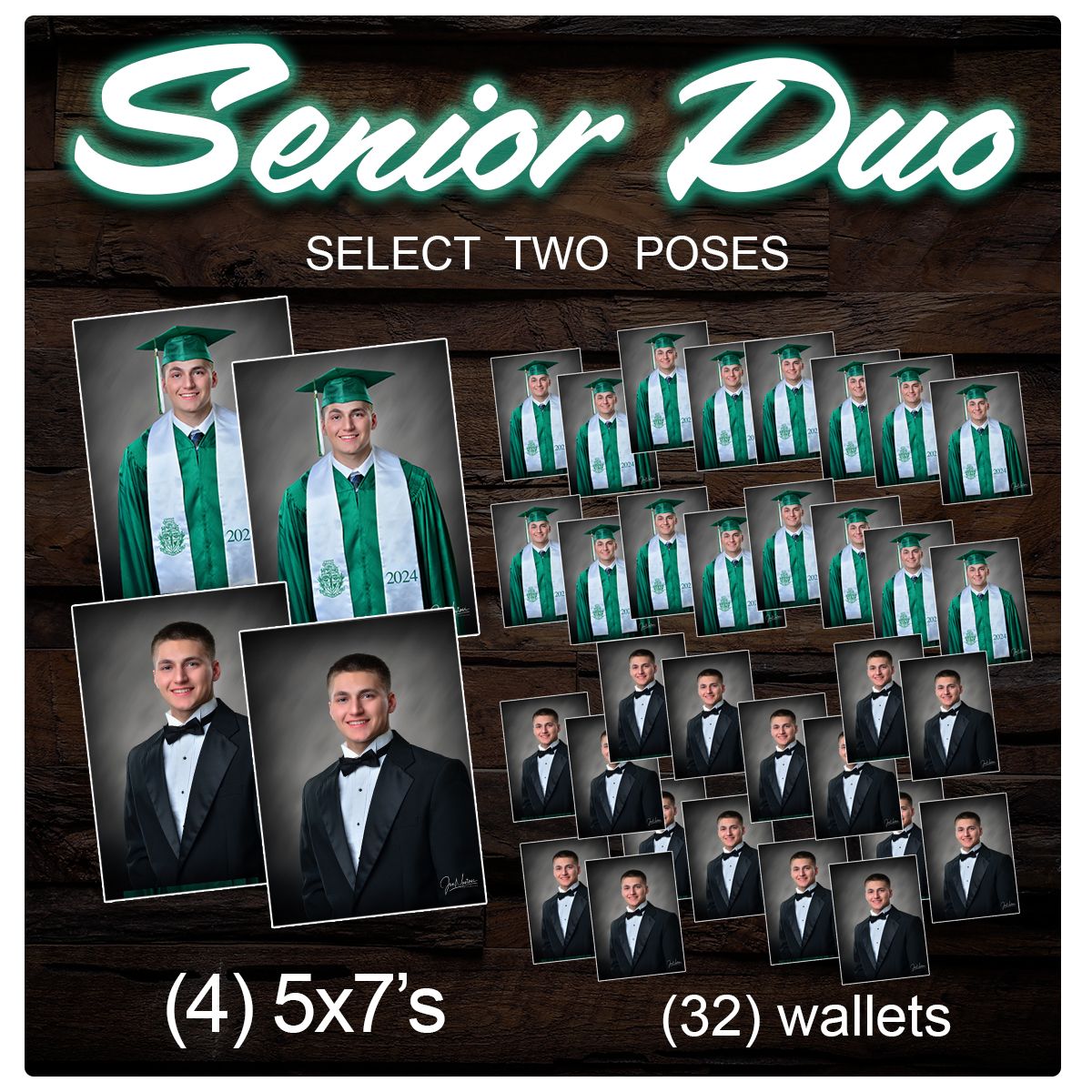 Senior Duo Print Package