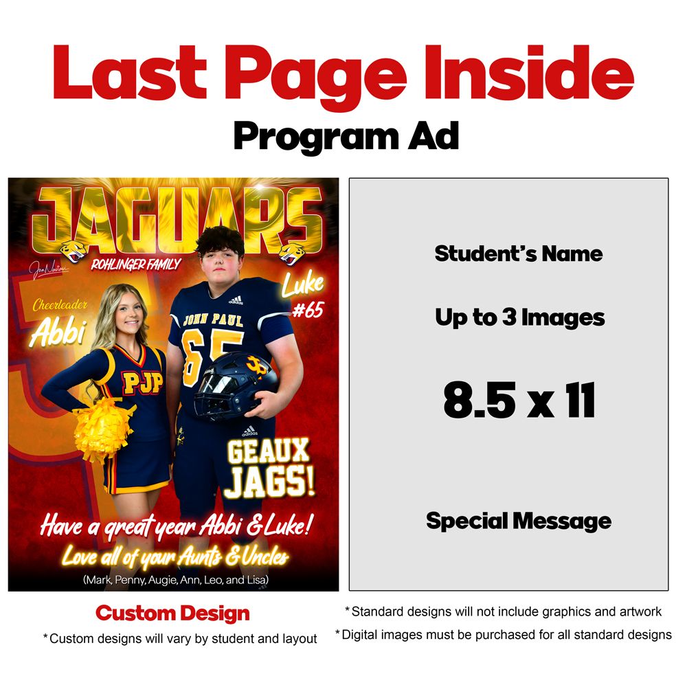 Last Page of Program