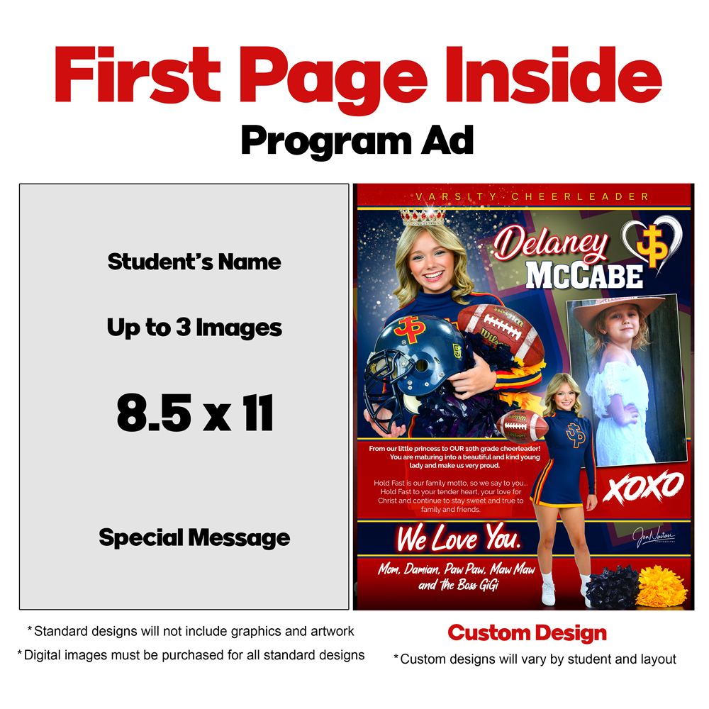 First Page of Program