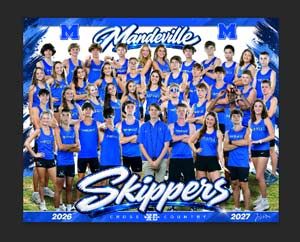 2026-2027 Mandeville Cross Country Team Photo- 8x10