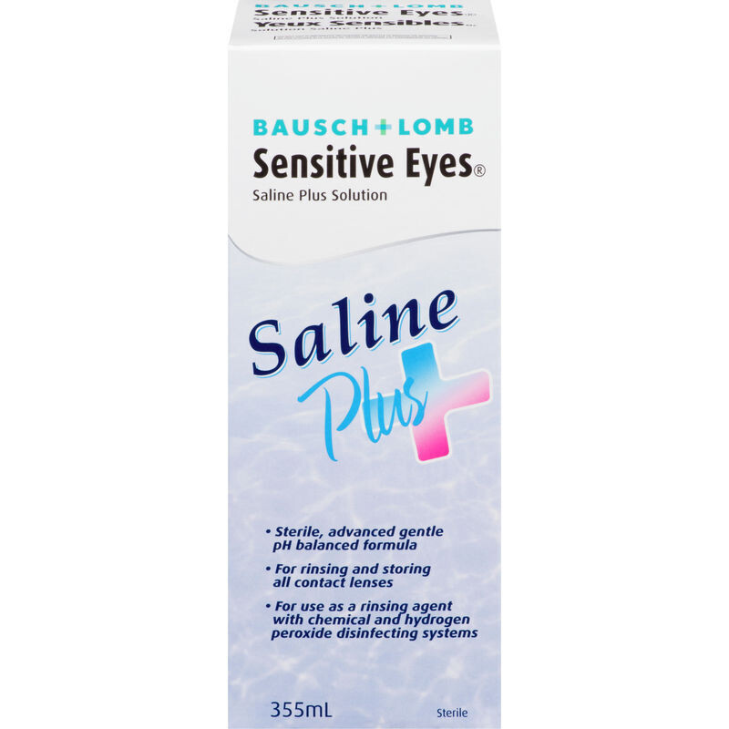 B&amp;L Sensitive Eyes Saline Plus