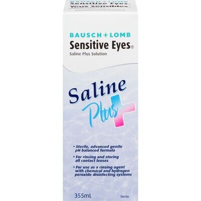 B&L Sensitive Eyes Saline Plus