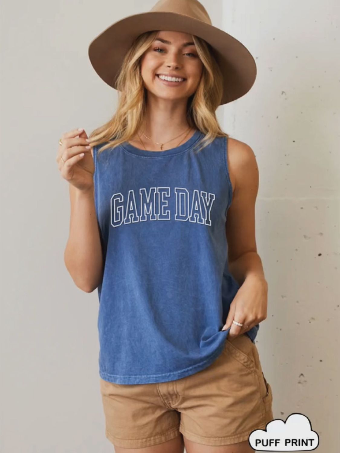 Game Day Puff-Print Tank