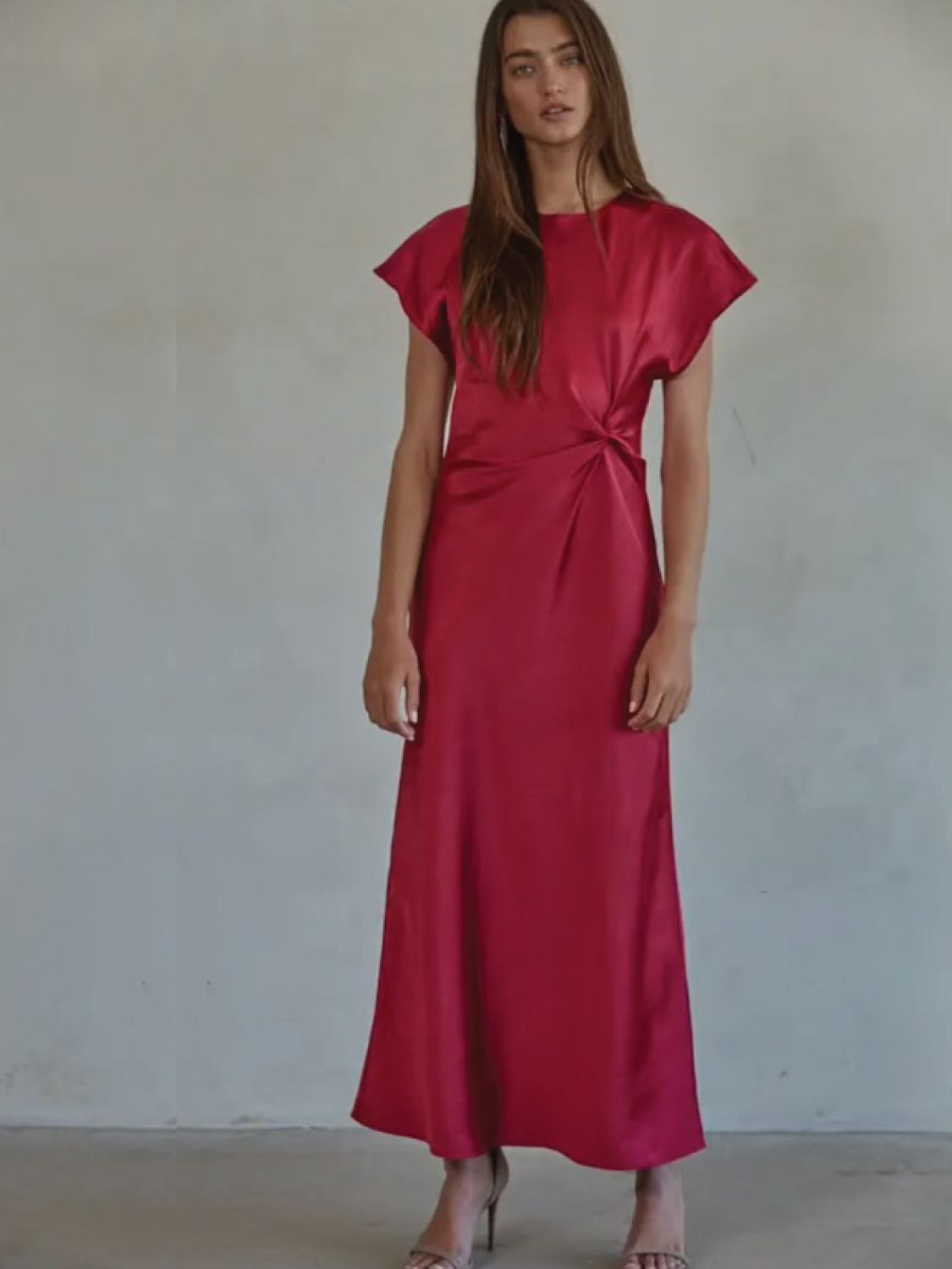 merry Satin Maxi