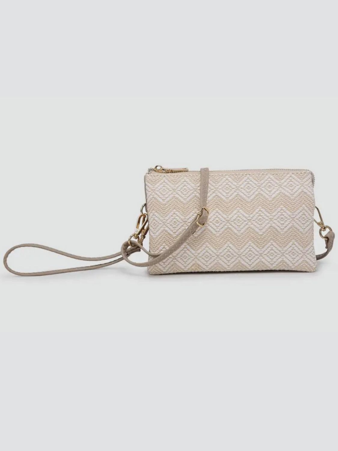 Riley Woven Diamond Crossbody 