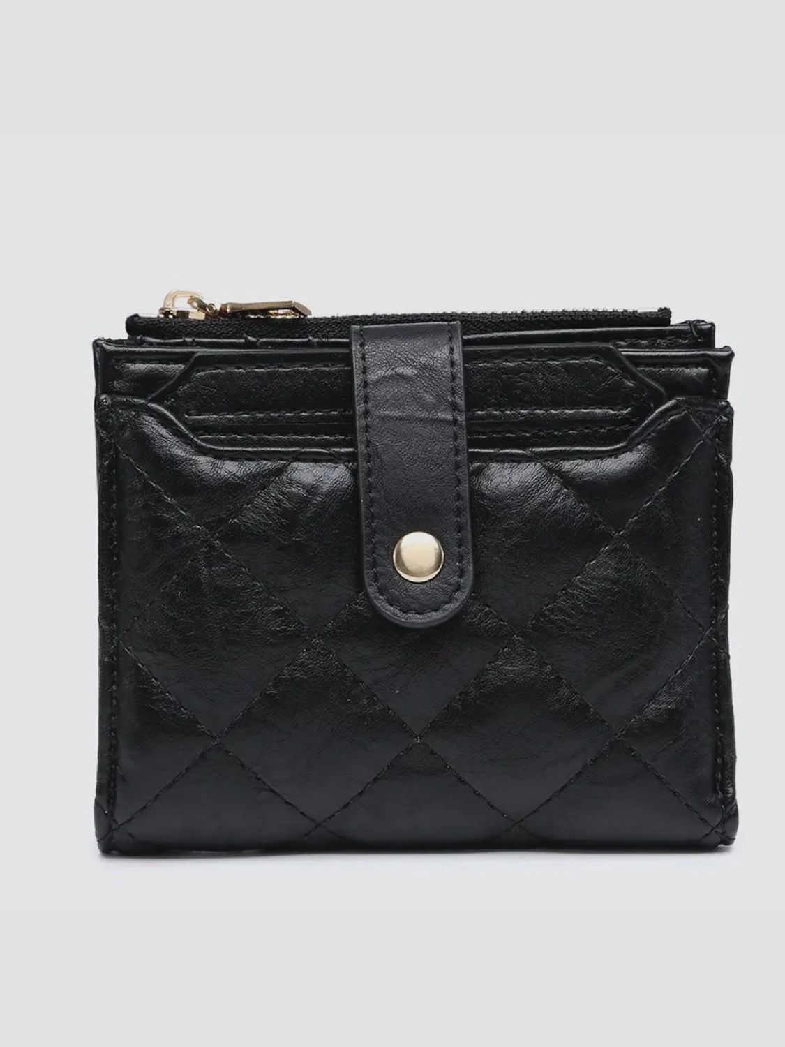 Melody  Quilted Zip Top Wallet