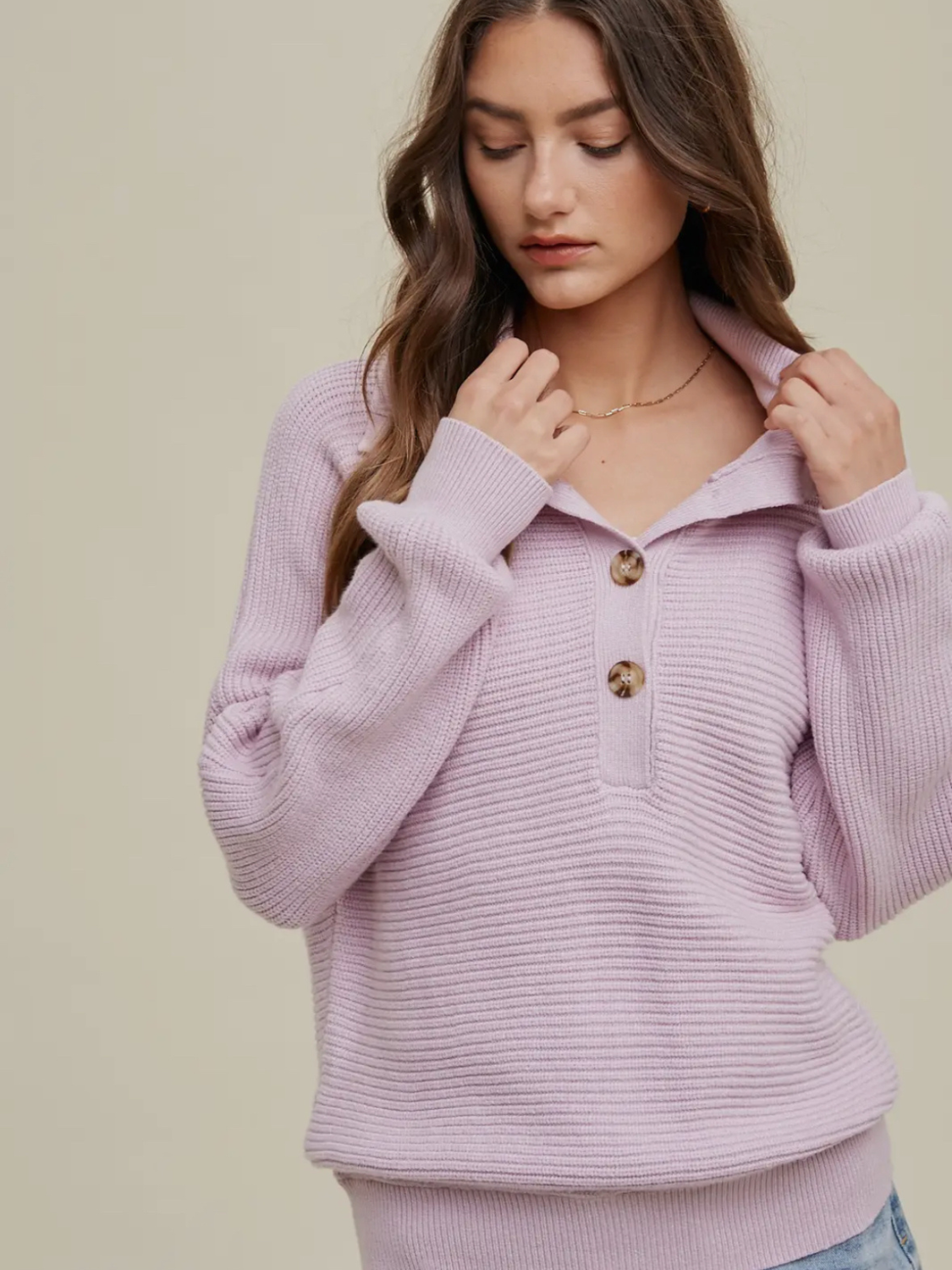 Zara Collared Pullover
