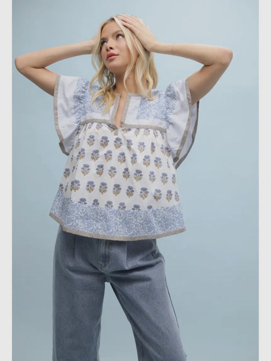 Savannah Print Blouse