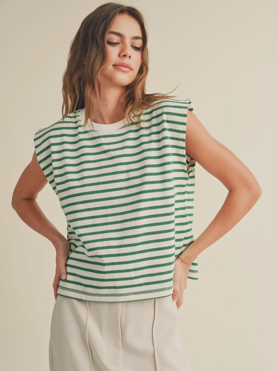 Hannah Striped Top