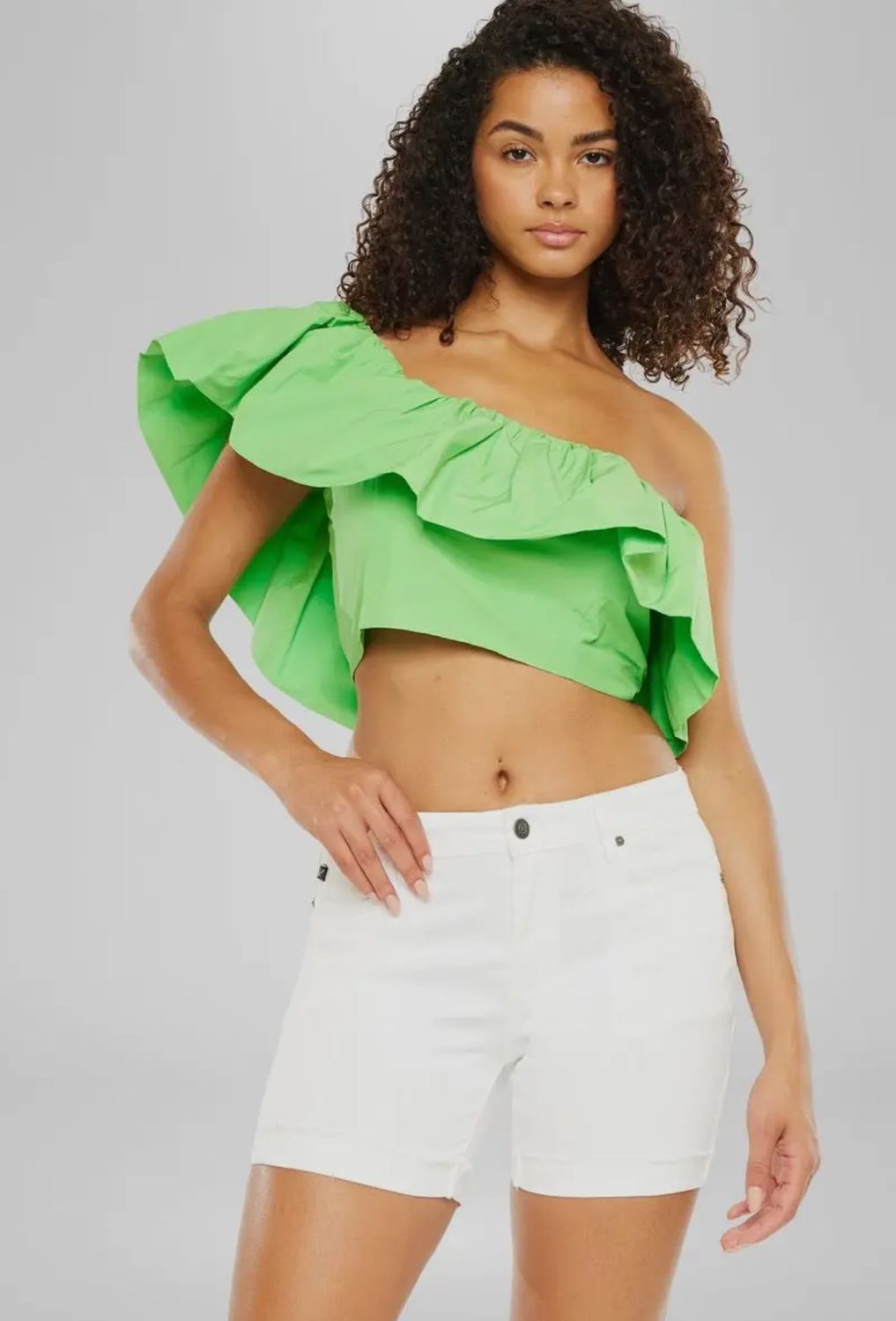Ramie White shorts