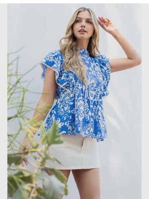 Kori Pleated Top