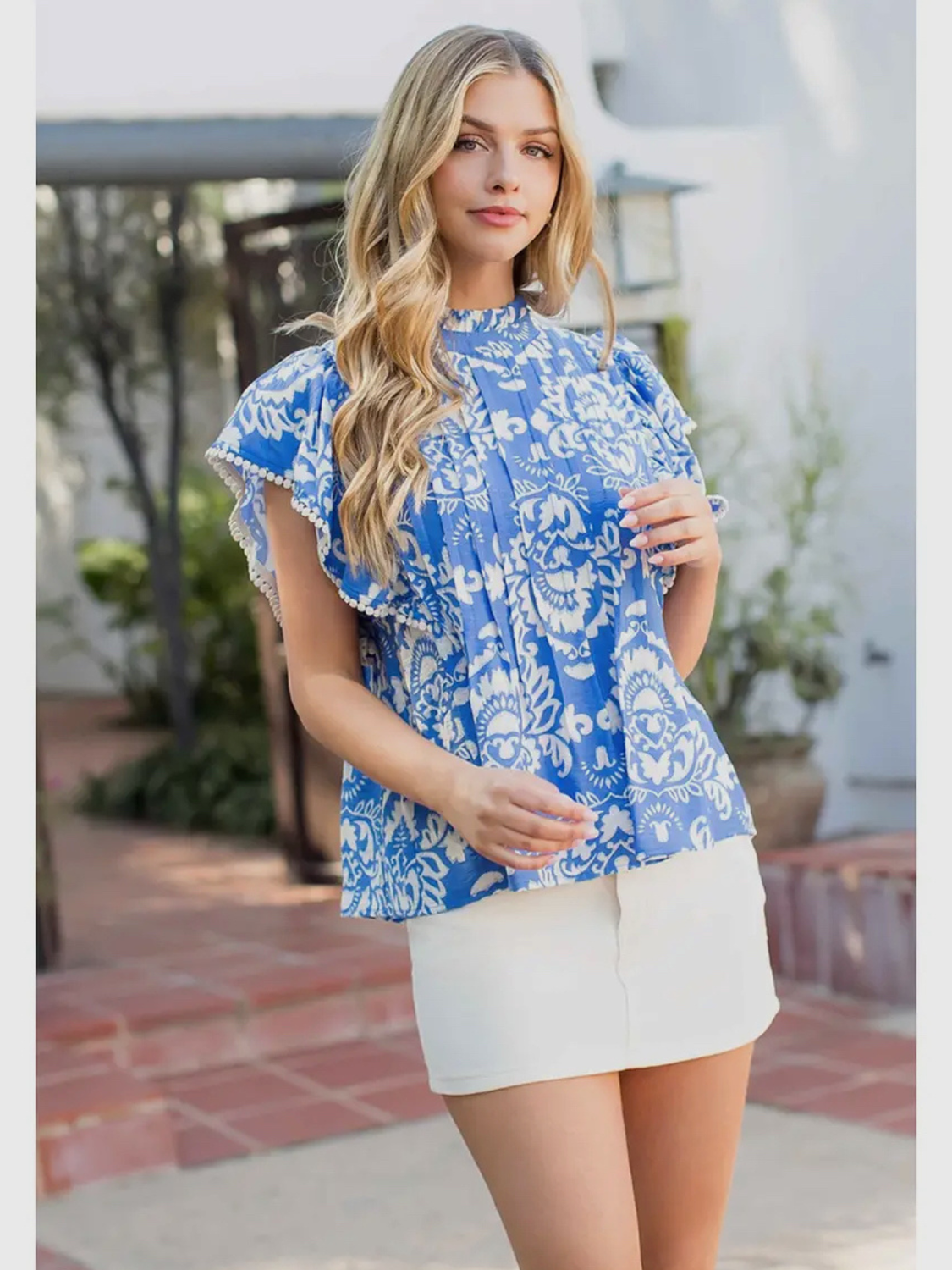 Kori Pleated Top