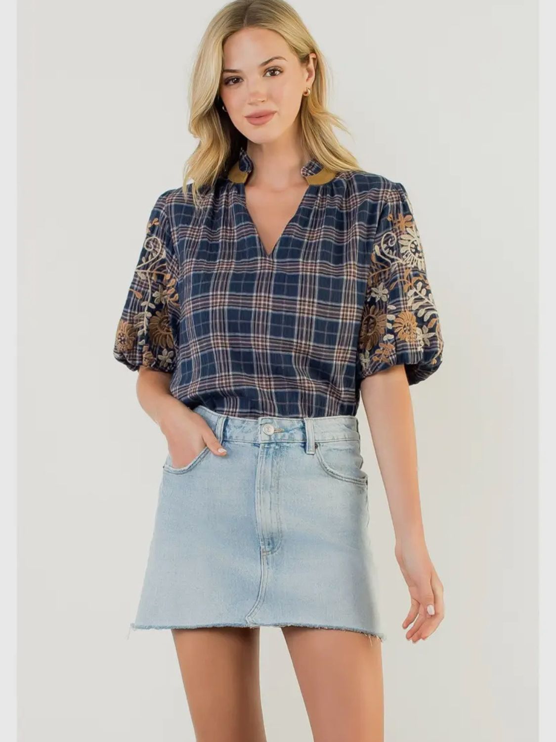 Leisa Gingham Top