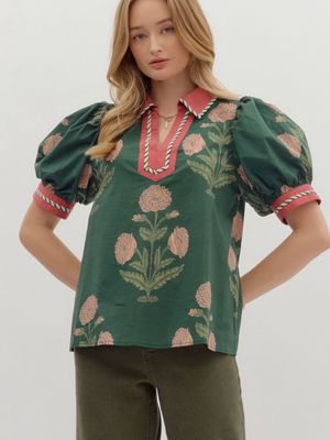 Dahlia Puff Sleeve Top