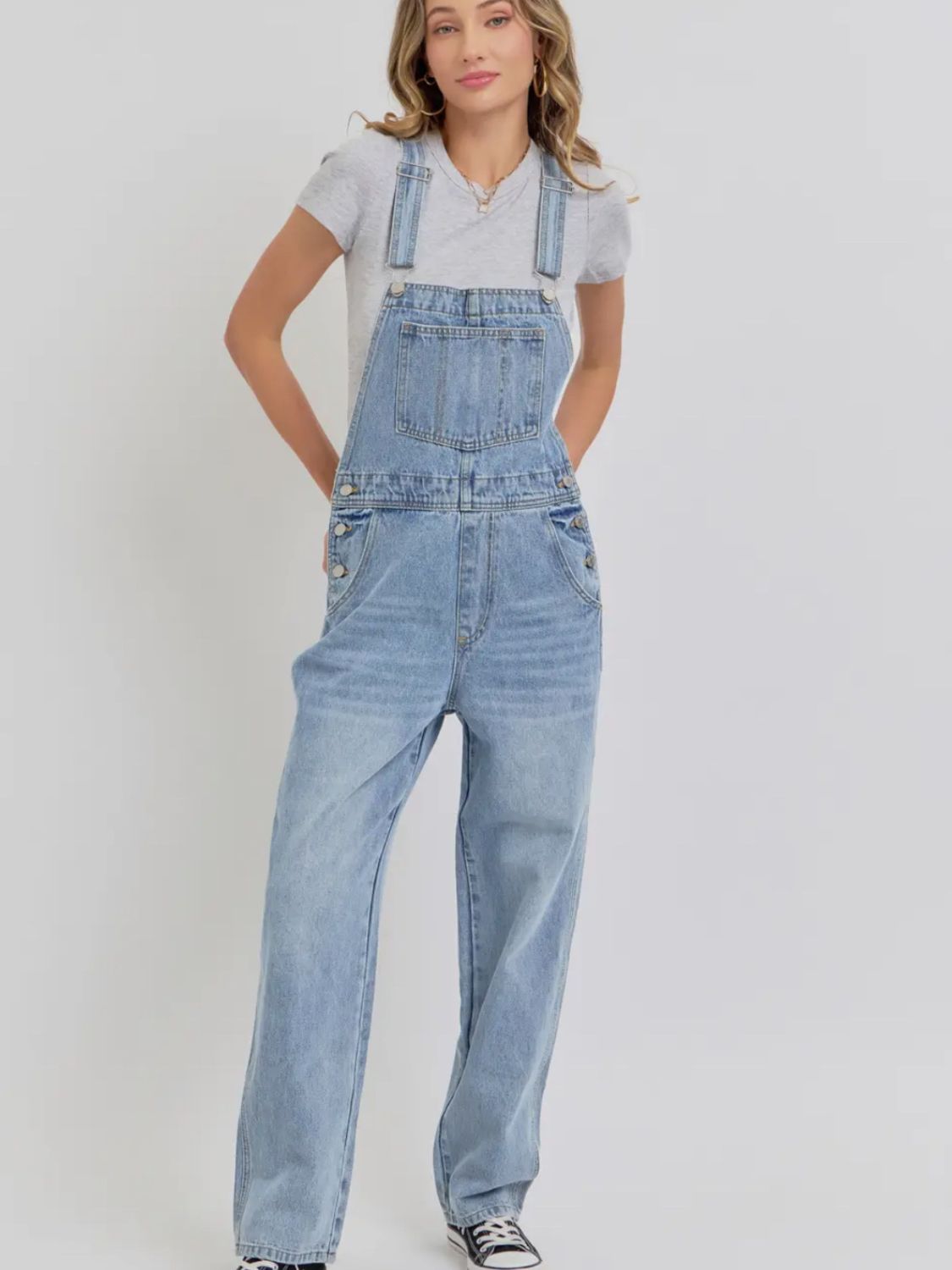 Fern Denim Overalls