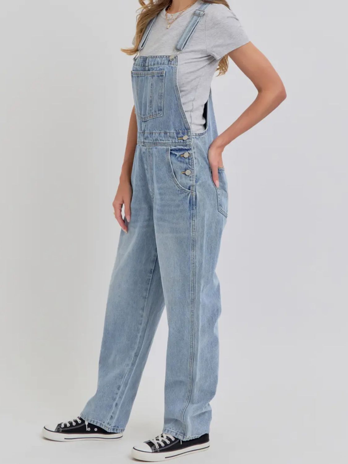 Fern Denim Overalls
