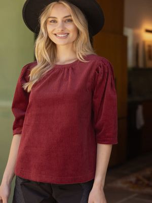 Carmella Corduroy Top