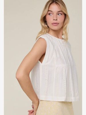 Melody Eyelet Top