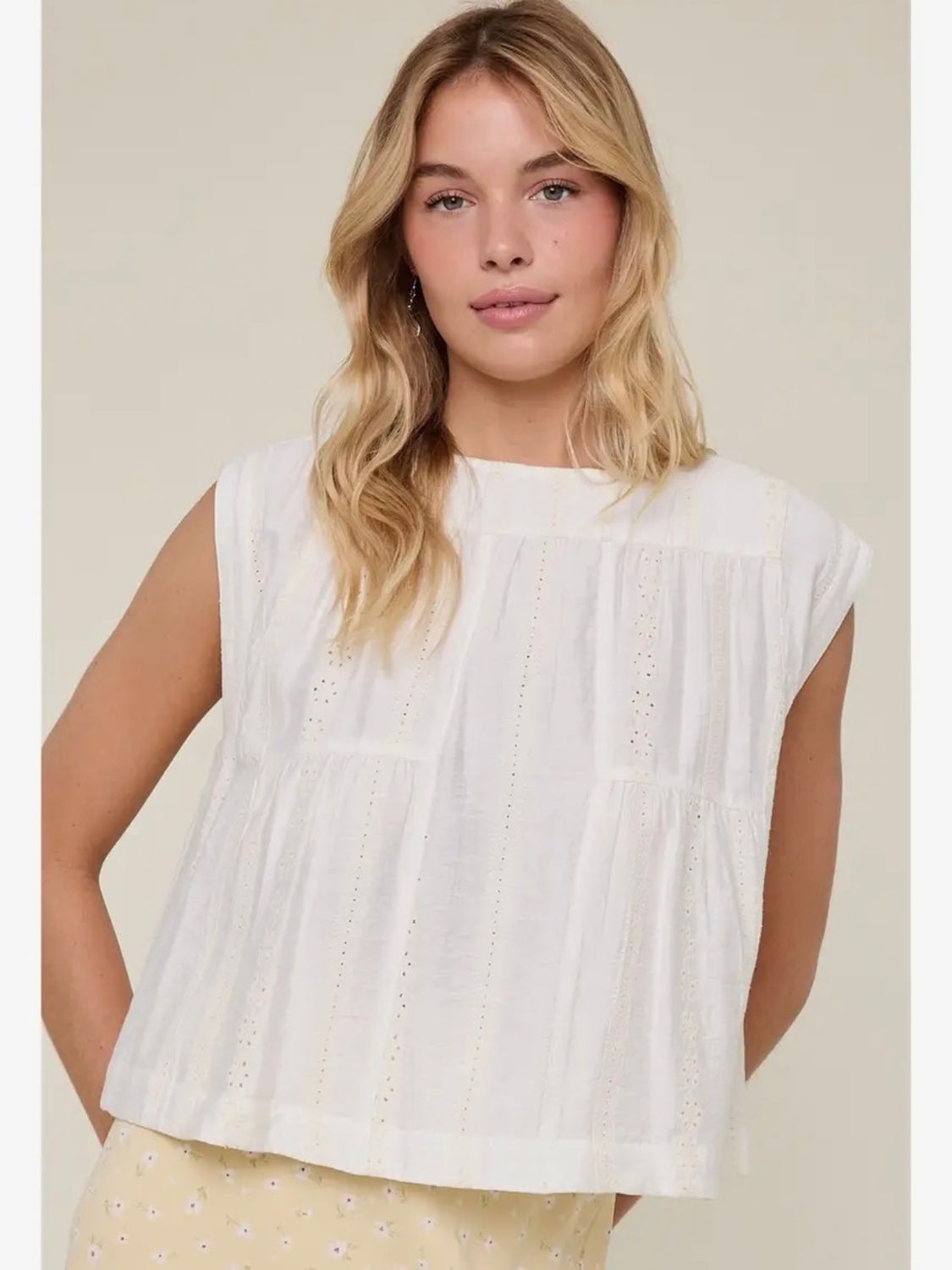 Melody Eyelet Top