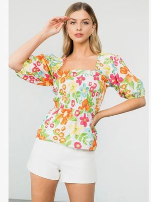 Dell Floral Top