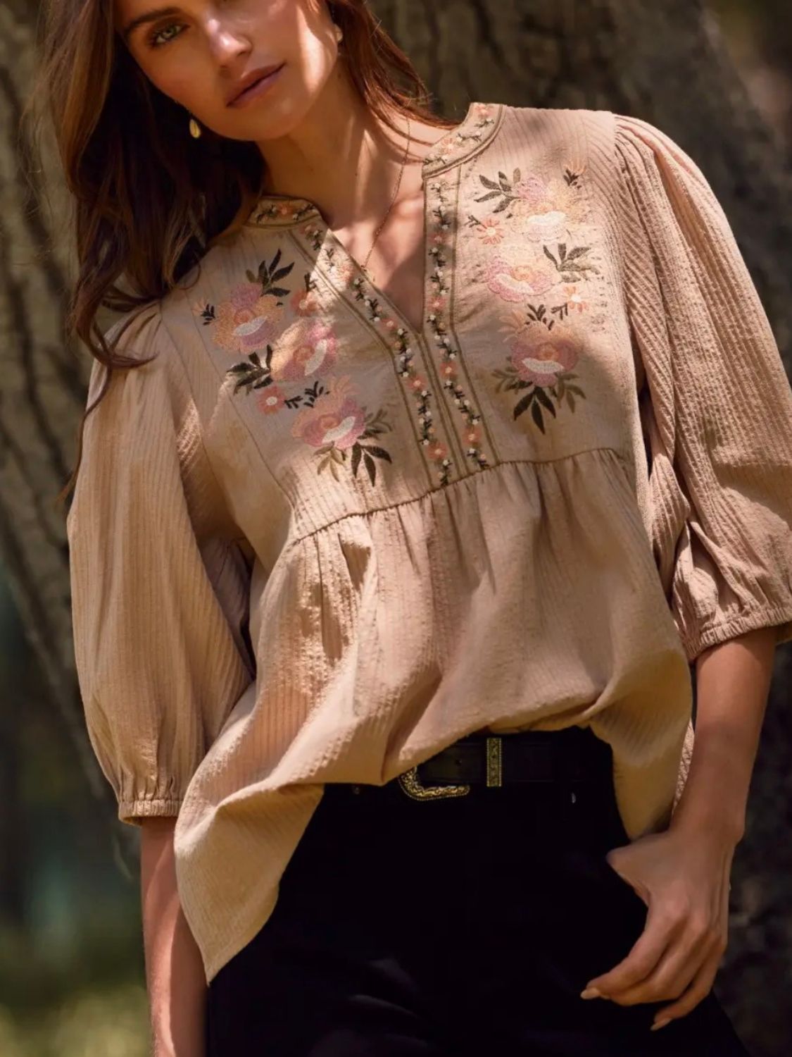 Felicity Embroidered Top