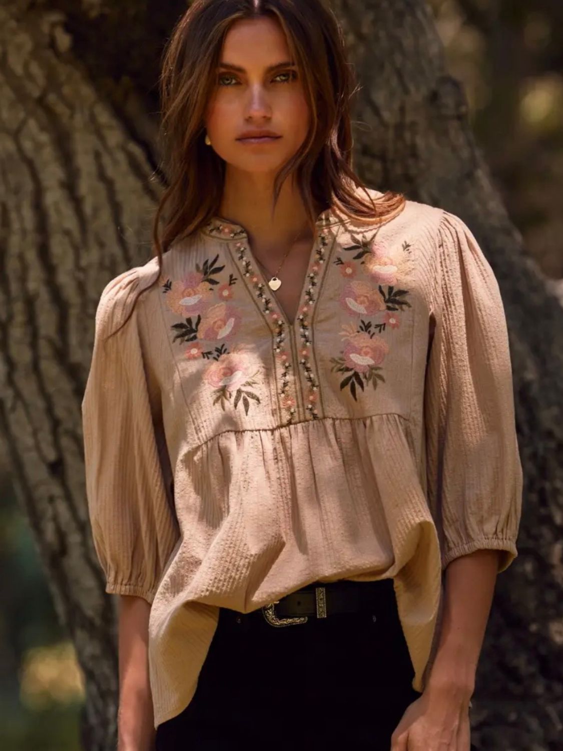 Felicity Embroidered Top
