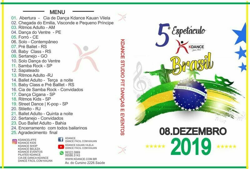 DVD DANÇA ESPETÁCULO KDANCE 2019