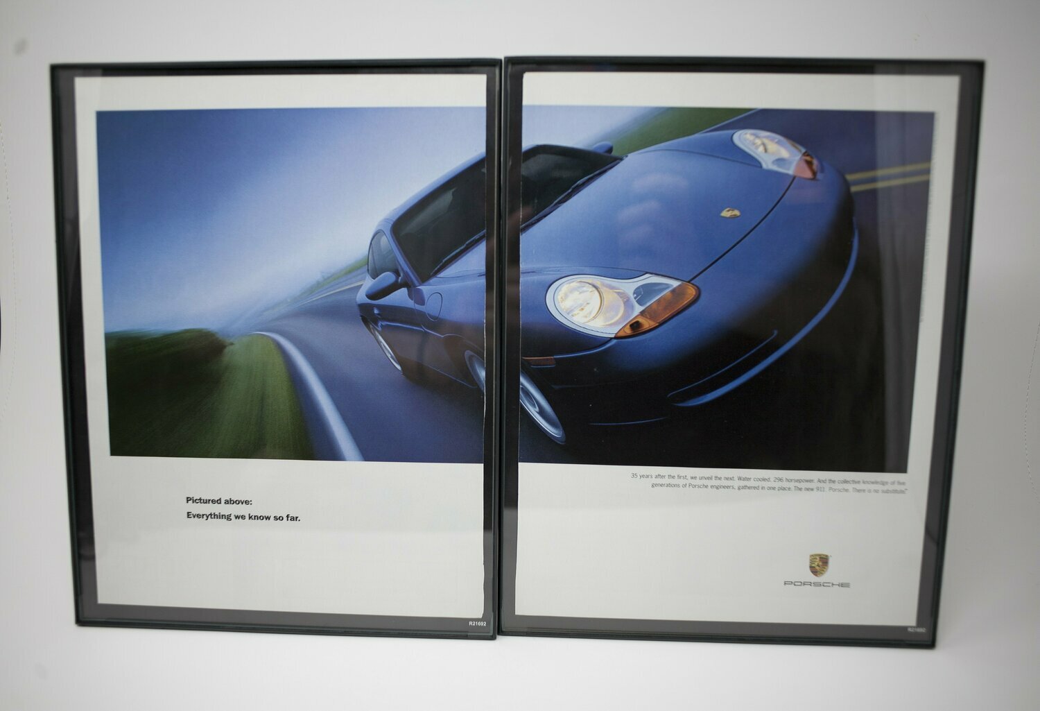 Porsche 996 - First of the Water cooled - Dual Frame Advertisement