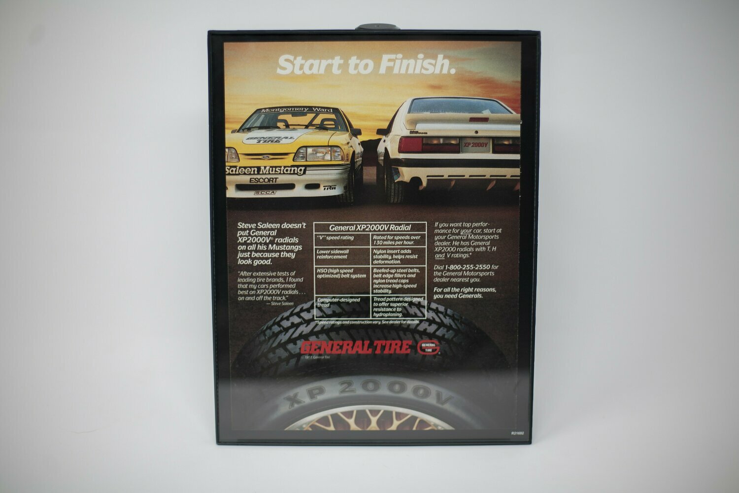 General Tire - Ford FoxBody Mustang - Vintage Advertisement