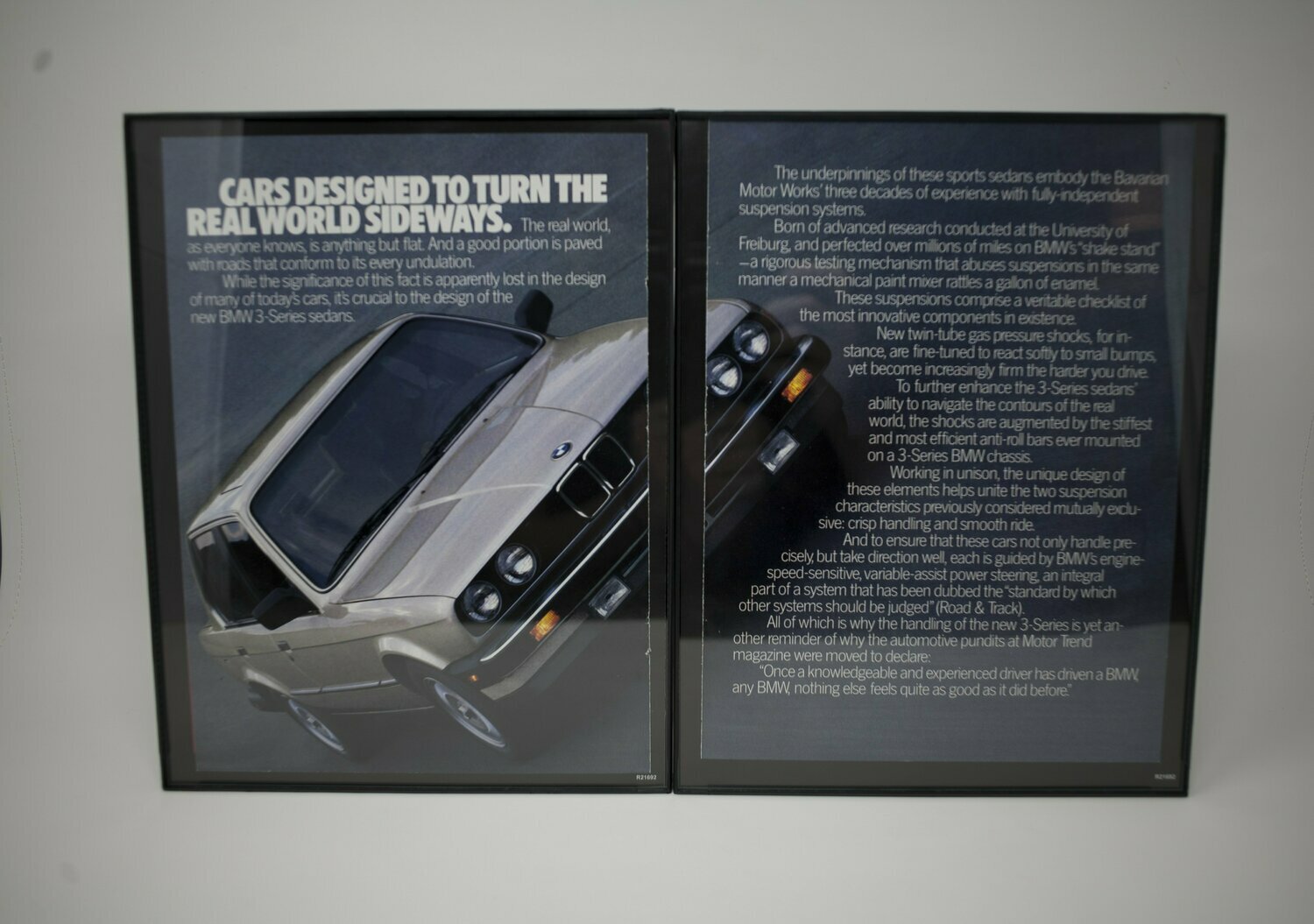 E30 - 325i - Vintage Dual Frame Advertisement