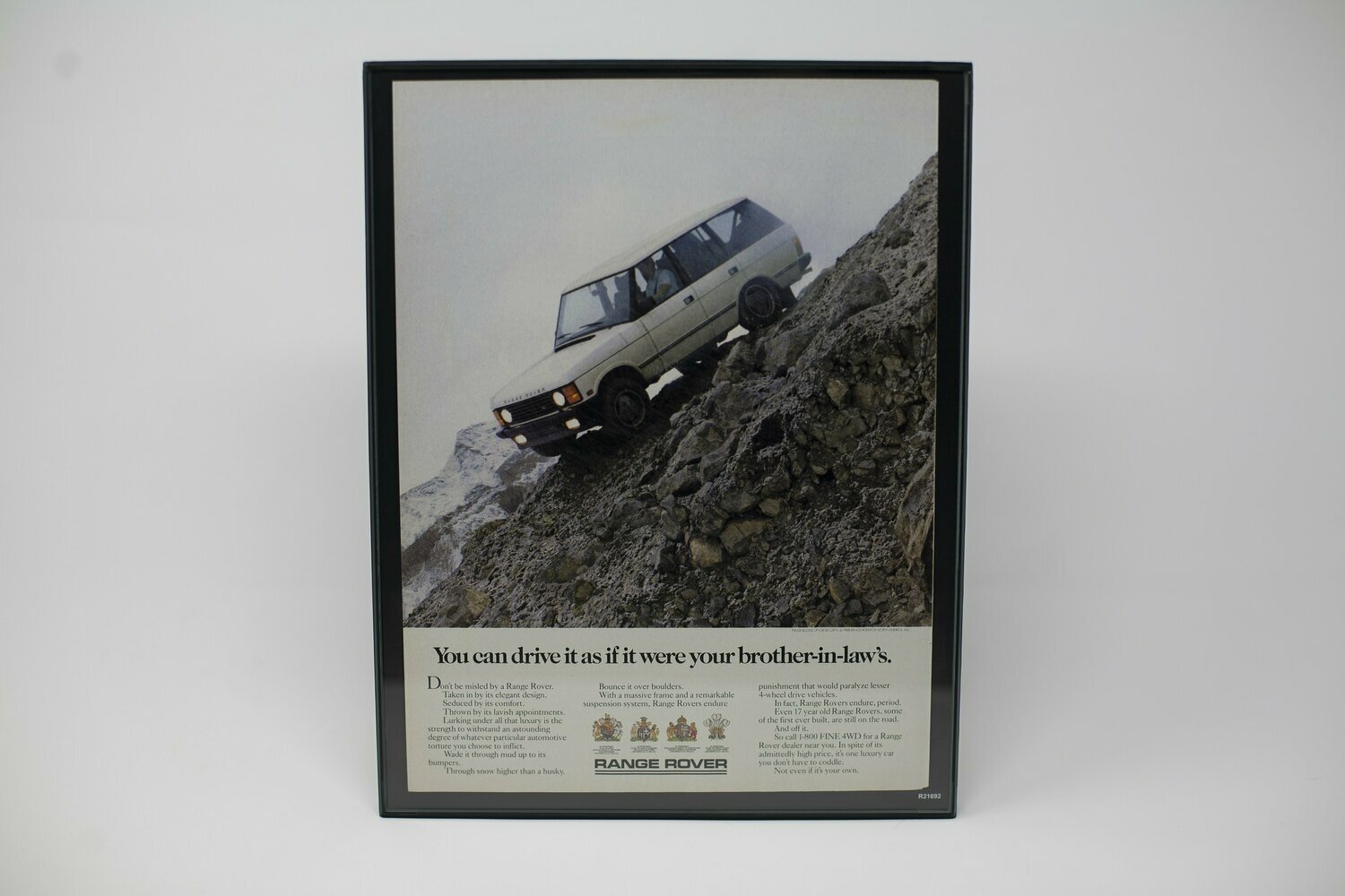 1980s Range Rover (RRC) Advertisement