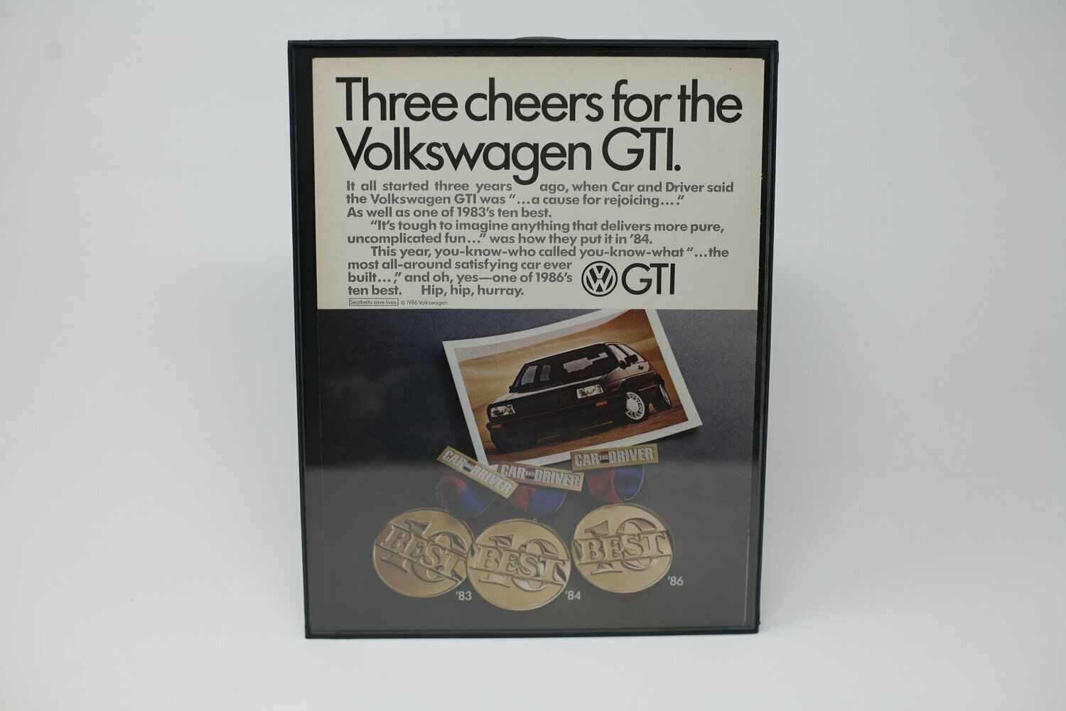 1986 VW GTi - Car and Driver