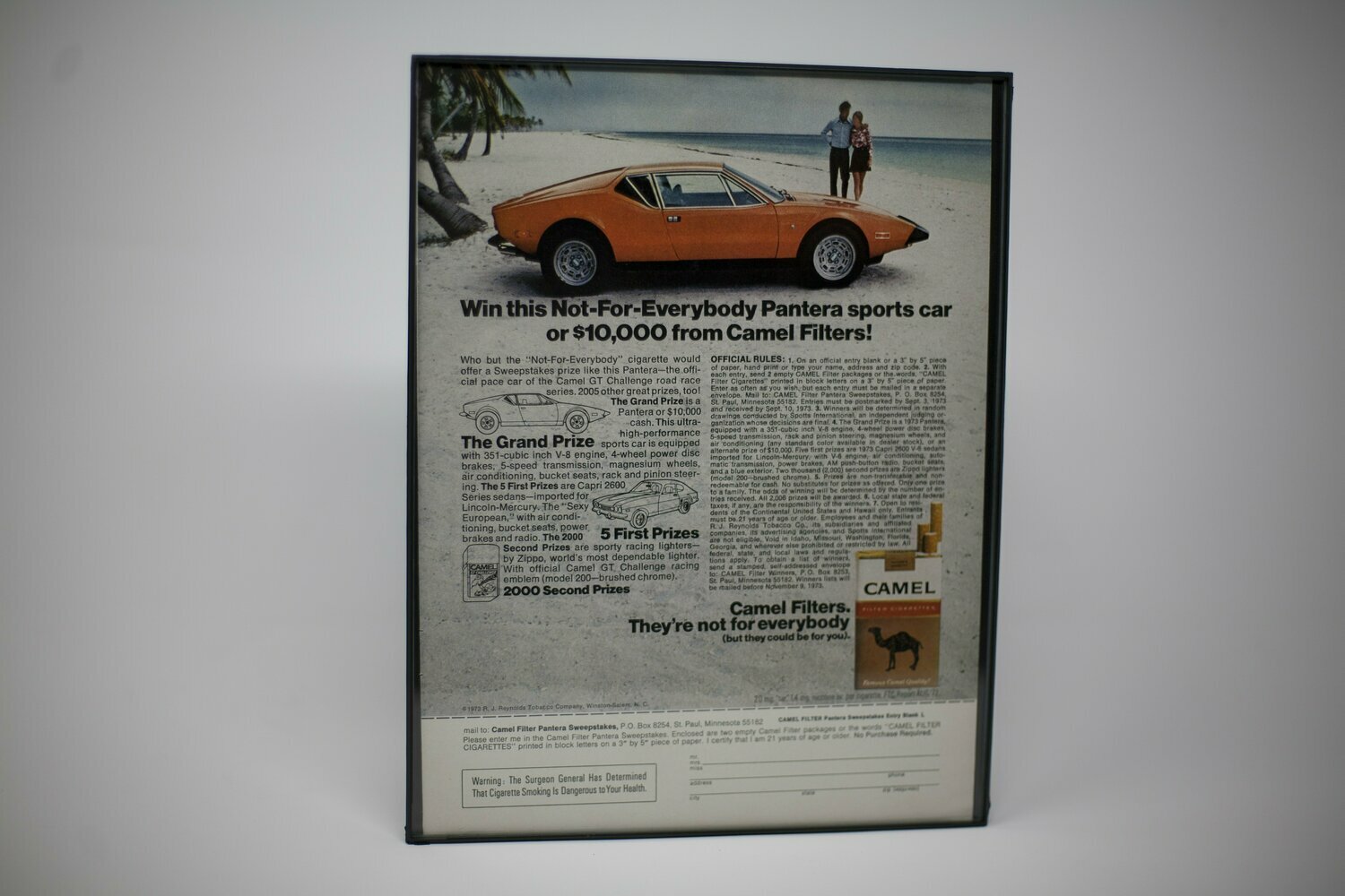 DeTomaso Pantera - Camel Contest