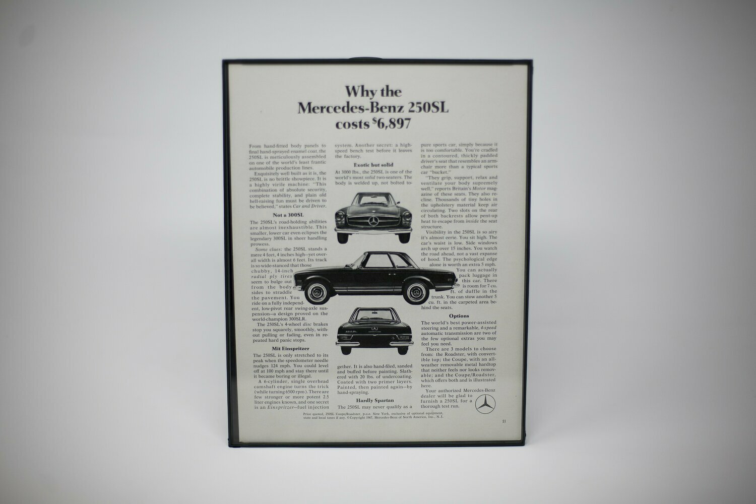1968 - Mercedes-Benz 250sl