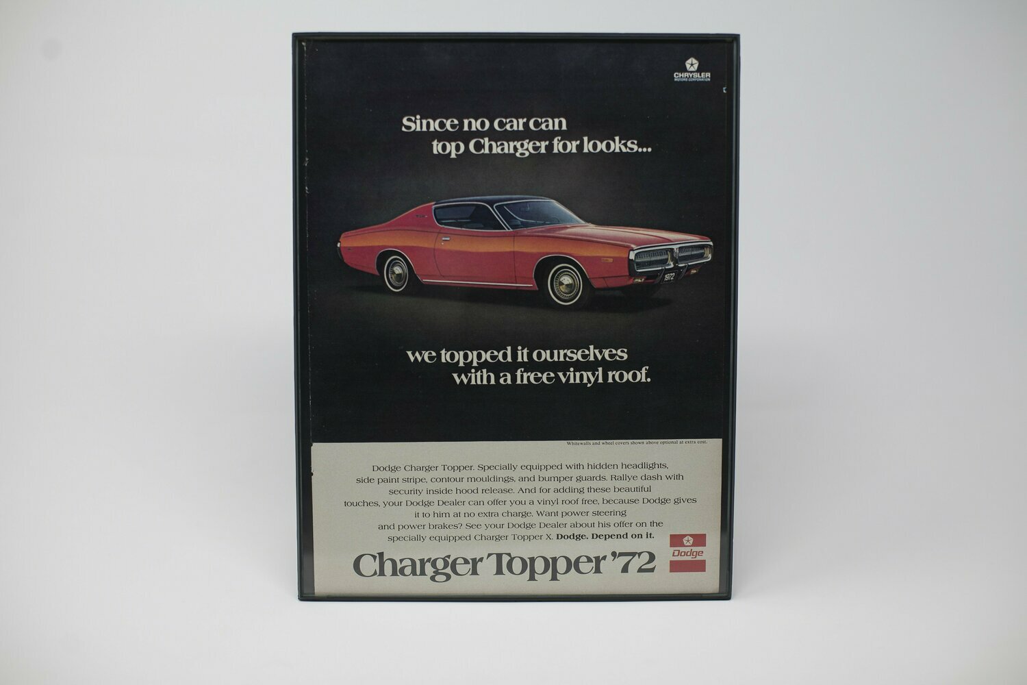1972 Charger Topper
