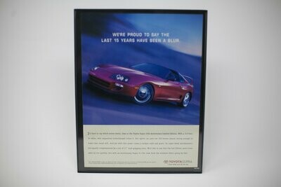 MK4 Toyota Supra - Vintage Advertisment MK4 Toyota Supra - Vintage Advertisment