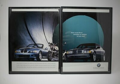 James Bond - BMW - Vintage Advertisement