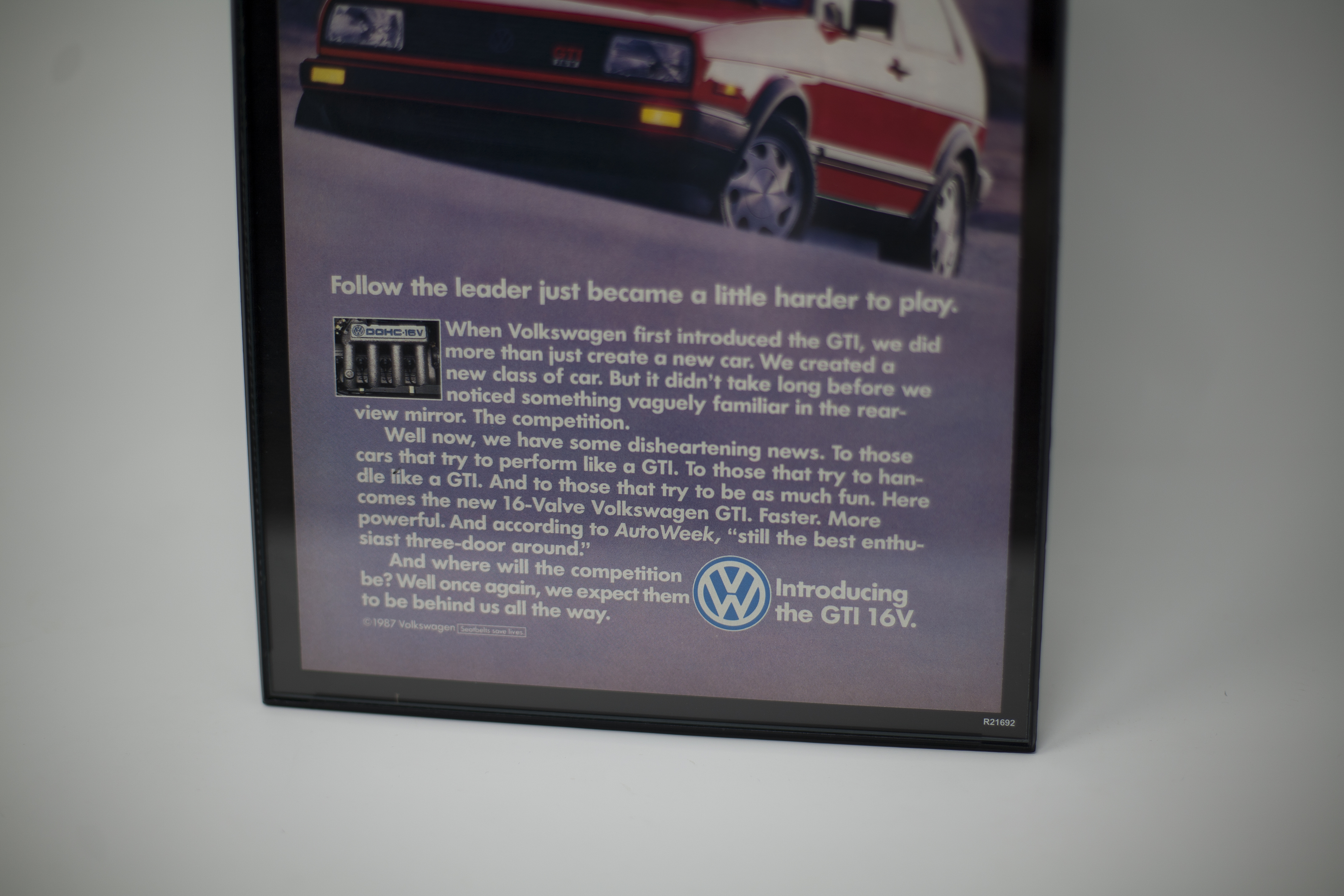 1987 16V GTi - Volkswagen