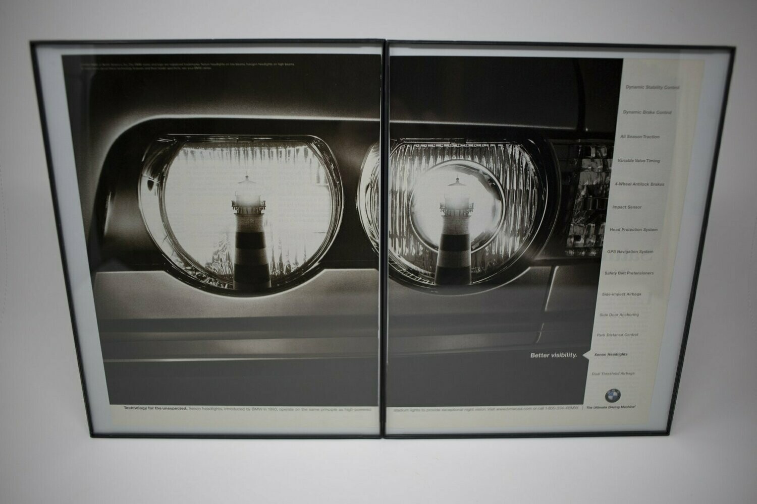 BMW E38 Dual Frame Advertising Piece