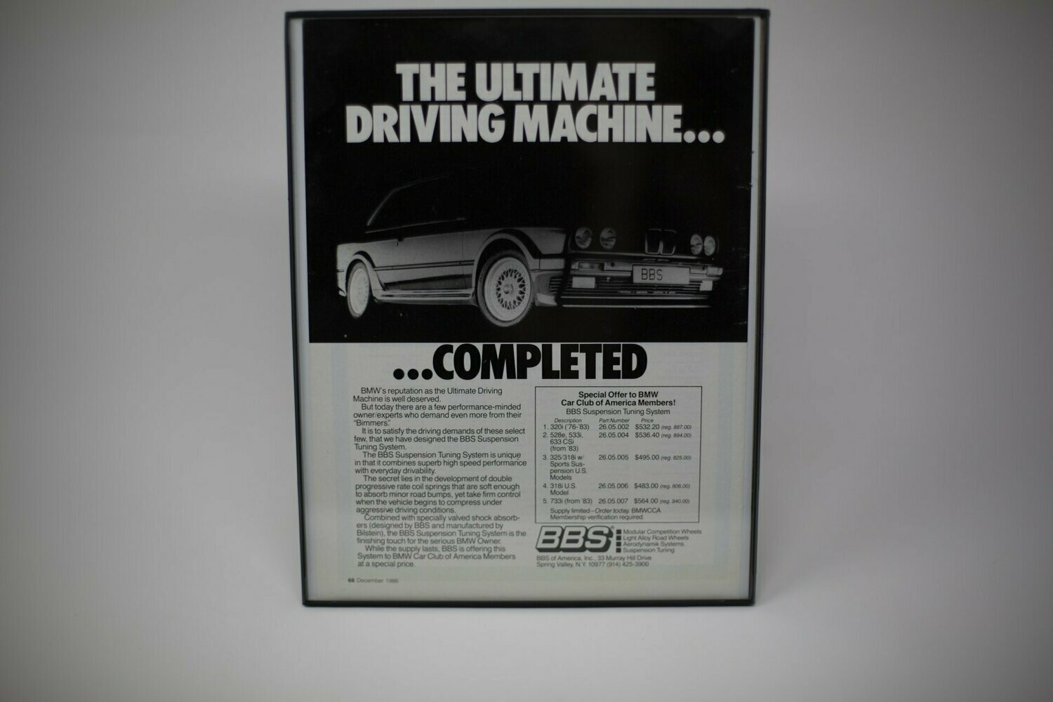 E30 BMW  - BBS
