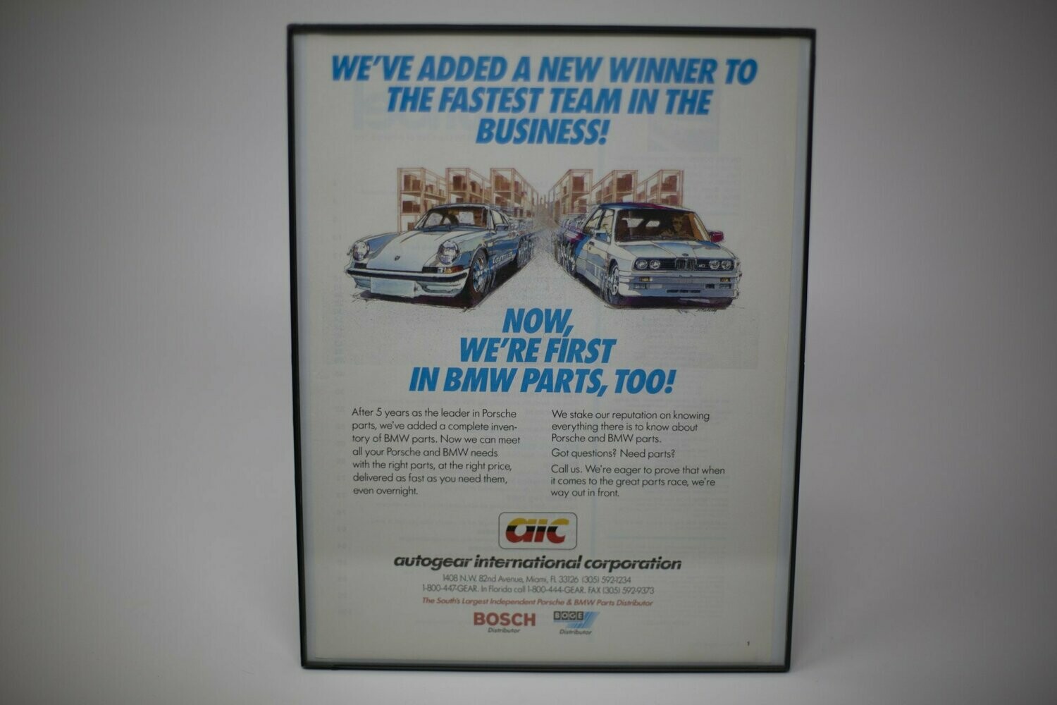 Autogear International Corp. AIC - 911/E30