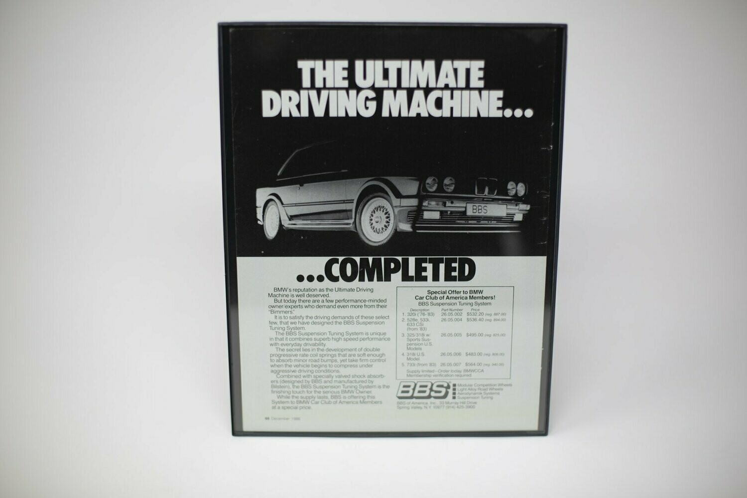 Ultimate Driving Machine - E30 BBS