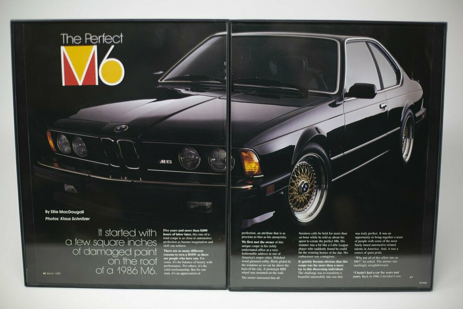 BMW - E24 M6 - Perfection.