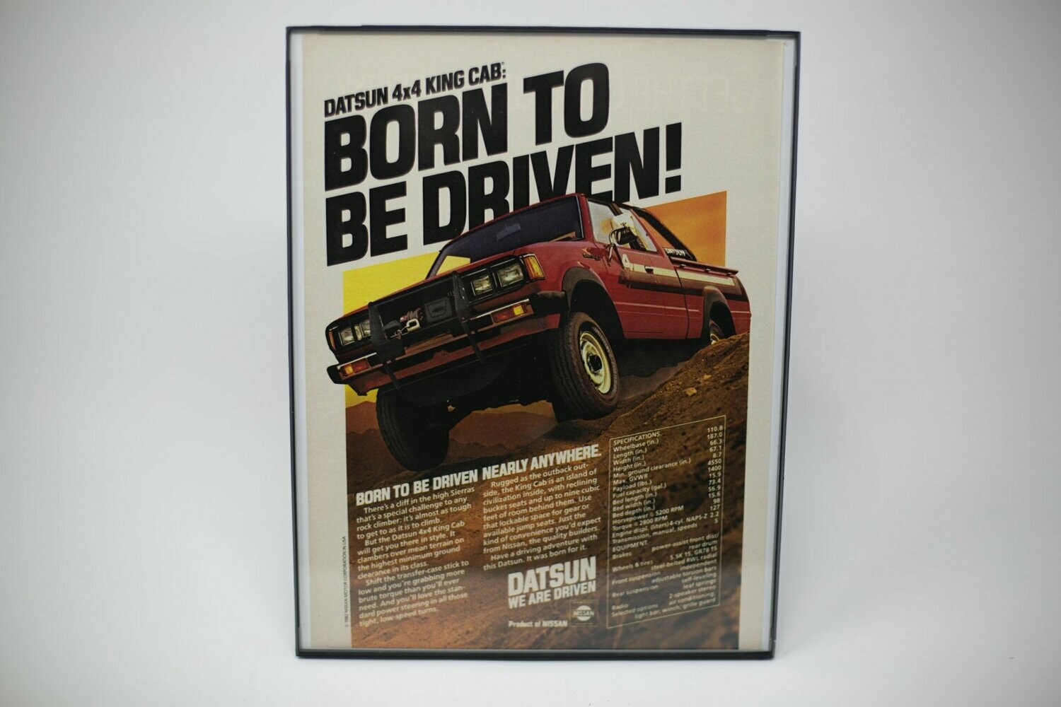 Datsun 4x4 King Cab - Born to Be Driven