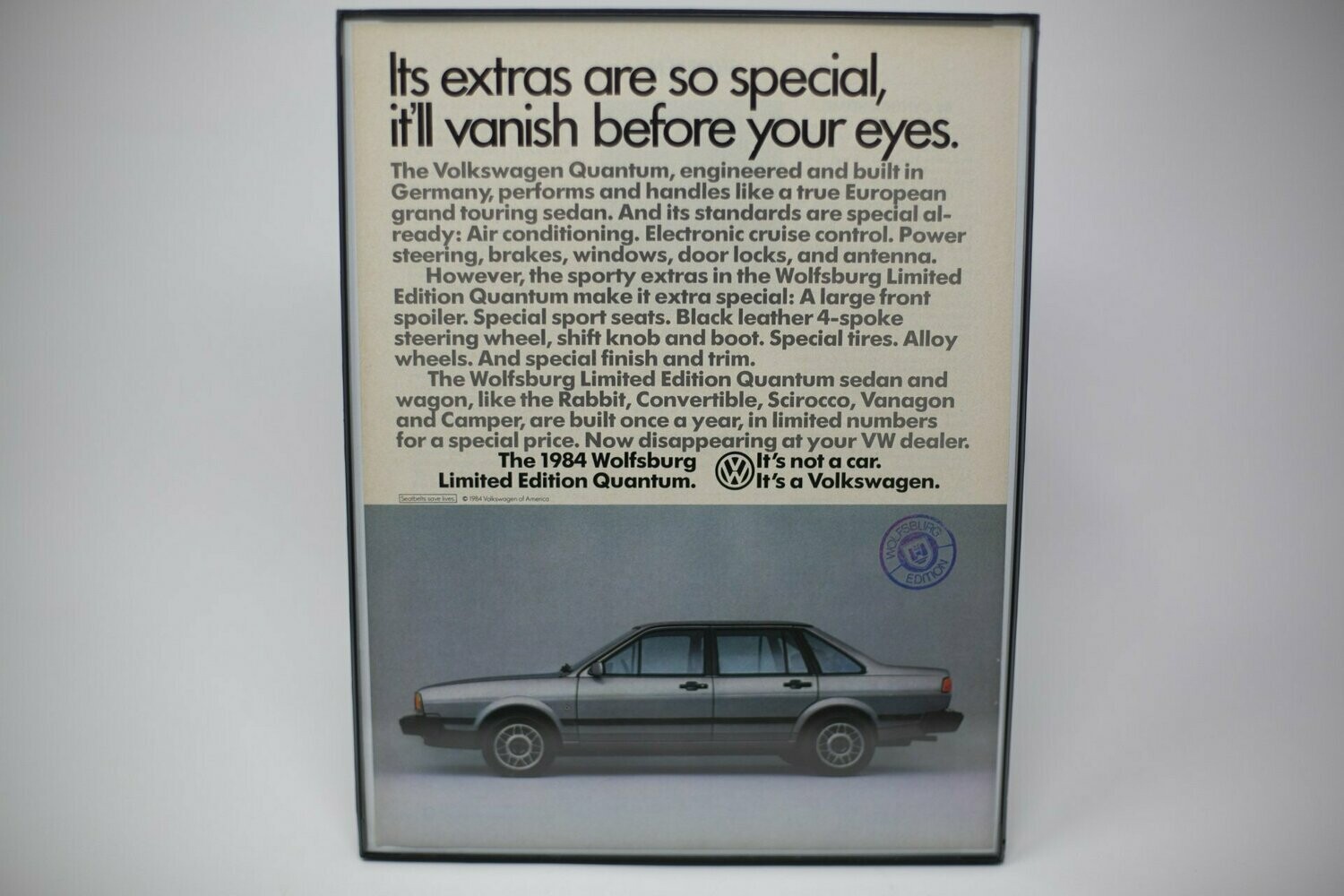 1984 Volkswagen Quantum  - Wolfsburg Edition