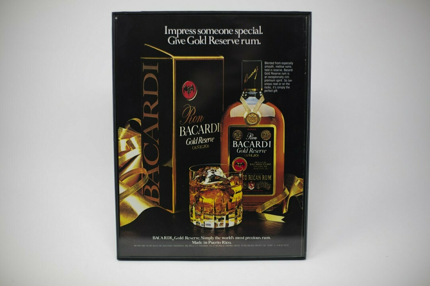 Bacardi Gold Reserve Rum - 1980s